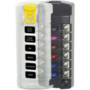 Blue Sea 5035 ST Blade Fuse Block w/Cover - 6 Circuit Independent w/o Negative Bus [5035]-Angler's World