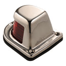 Attwood 1-Mile Deck Mount, Red Sidelight - 12V - Stainless Steel Housing [66319R7]-Angler's World