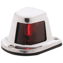 Attwood 1-Mile Deck Mount, Red Sidelight - 12V - Stainless Steel Housing [66319R7]-Angler's World