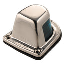 Attwood 1-Mile Deck Mount, Green Sidelight - 12V - Stainless Steel Housing [66319G7]-Angler's World