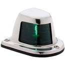 Attwood 1-Mile Deck Mount, Green Sidelight - 12V - Stainless Steel Housing [66319G7]-Angler's World