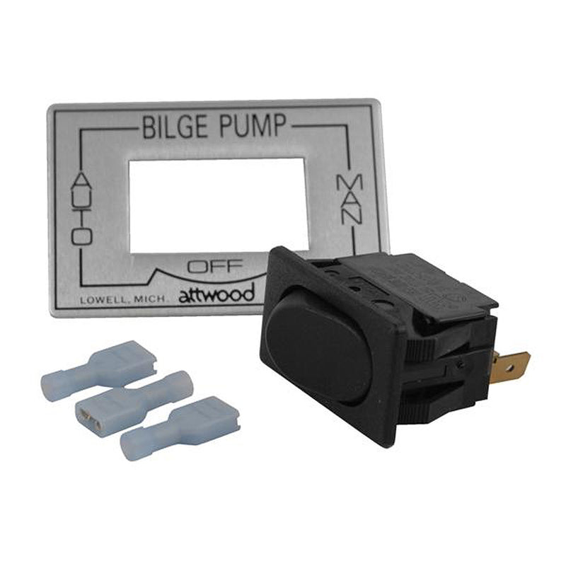 Attwood 3-Way Auto/Off/Manual Bilge Pump Switch [7615A3]-Angler's World
