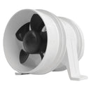 Attwood Turbo 4000 Series II Water-Resistant, In-Line Blower - 12V - White [1749-4]-Angler's World
