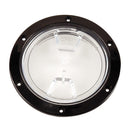 Beckson 4" Clear Center Screw Out Deck Plate - Black [DP40-B-C]-Angler's World