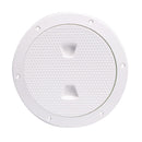 Beckson 6" Non-Skid Screw-Out Deck Plate - White [DP62-W]-Angler's World