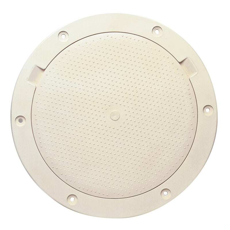 Beckson 8" Non-Skid Pry-Out Deck Plate - Beige [DP83-N]-Angler's World