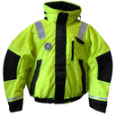 First Watch AB-1100 Flotation Bomber Jacket - Hi-Vis Yellow/Black - Small [AB-1100-HV-S]-Angler's World