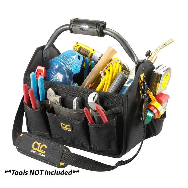 CLC L234 Tech Gear LED Lighted Handle Open Top Tool Carrier - 15" [L234]-Angler's World