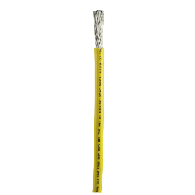Ancor Yellow 2 AWG Battery Cable - Sold By The Foot [1149-FT]-Angler's World