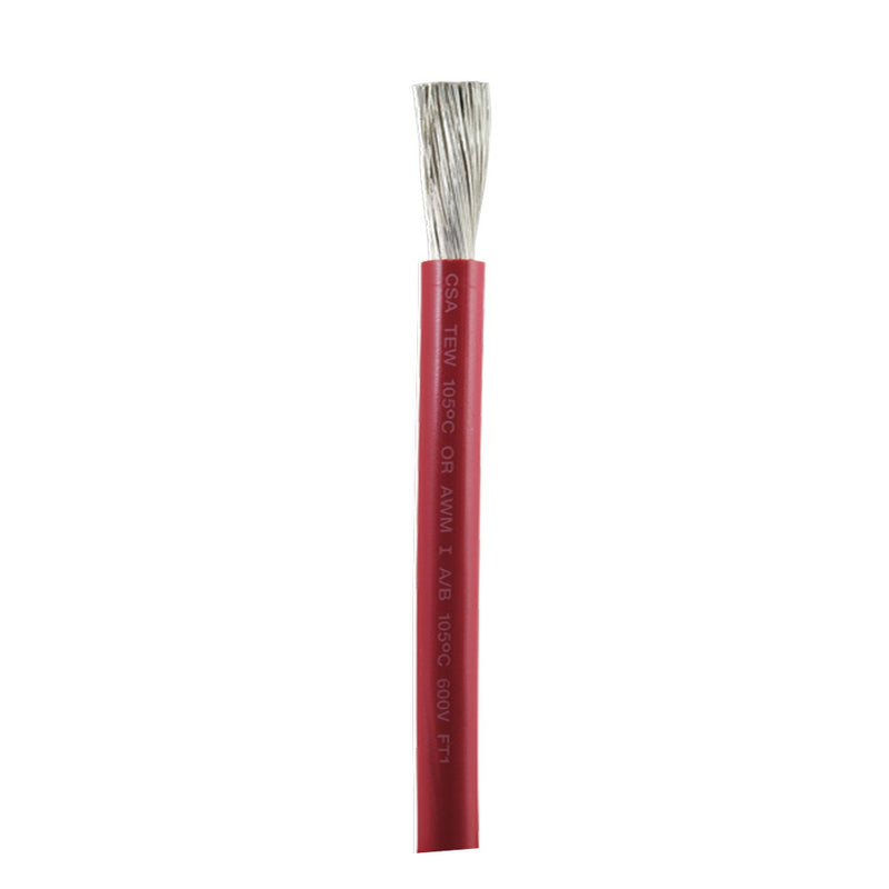 Ancor Red 1/0 AWG Battery Cable - Sold By The Foot [1165-FT]-Angler's World