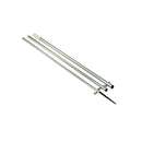 Lee's 13' Bright Silver Center Rigger Pole w/Black Spike 1-3/8" [MX8713CR]-Angler's World