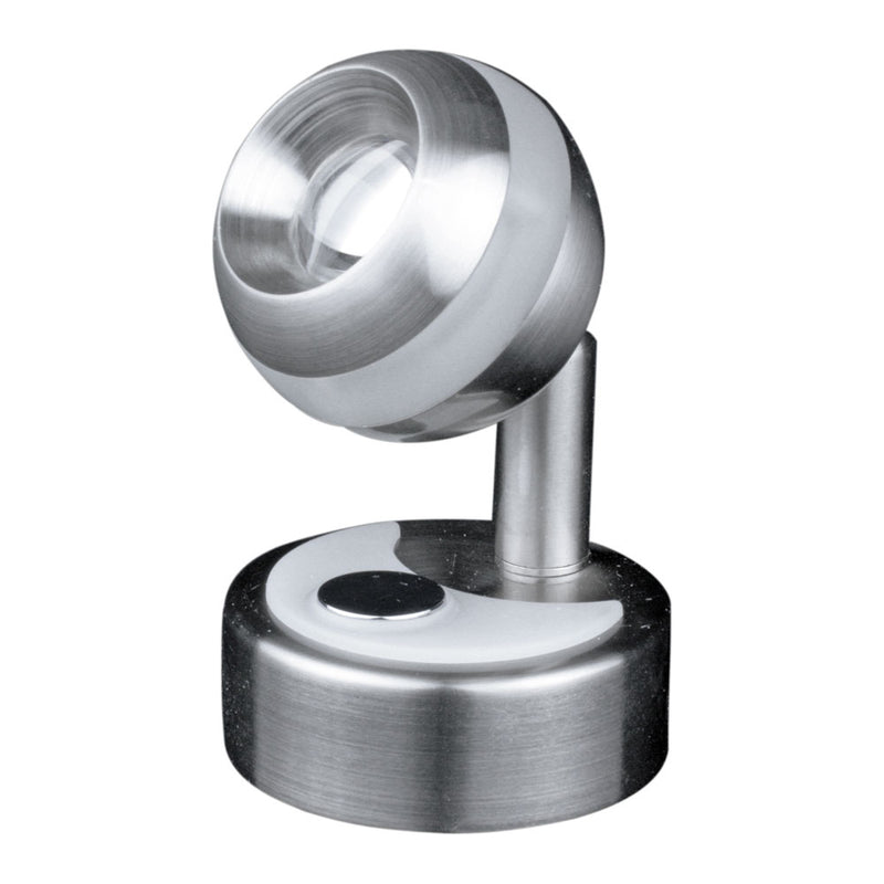 Lunasea Wall Mount LED Light w/Clear Ring & Touch Dimming - Warm White/Brushed Nickel Finish [LLB-33RW-81-OT]-Angler's World