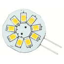 Lunasea G4 8 LED Side Pin Light Bulb - 12VAC or 10-30VDC/1.2W/123 Lumens - Warm White [LLB-216W-21-00]-Angler's World