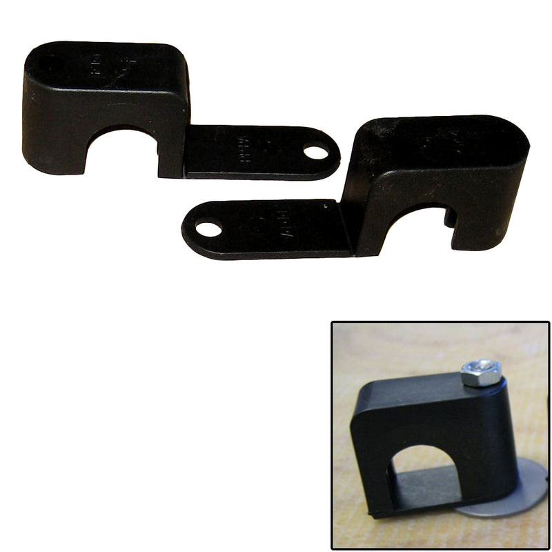 Weld Mount Single Poly Clamp f/1/4" x 20 Studs - 3/4" OD - Requires 1.75" Stud - Qty. 25 [60750]-Angler's World