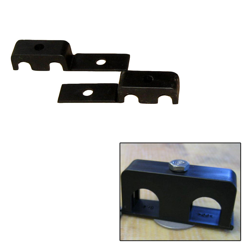 Weld Mount Double Poly Clamp f/1/4" x 20 Studs - 3/8" OD - Requires 1" Stud - Qty. 25 [80375]-Angler's World