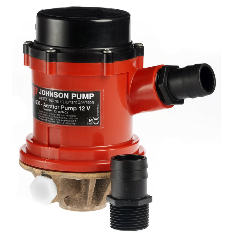 Johnson Pump Pro Series 1600GPH Tournament Livewell/Baitwell Pump - 24V [16004B-24]-Angler's World