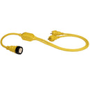 Marinco RY504-2-30 50A Female to 2-30A Male Reverse "Y" Cable [RY504-2-30]-Angler's World