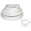 TACO Flexible Vinyl Trim - 5/32" Opening x 9/16"W x 25'L - White [V30-1005W25-1]-Angler's World