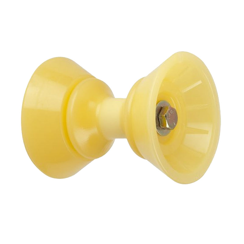 C.E. Smith 3" Bow Bell Roller Assembly - Yellow TPR [29300]-Angler's World