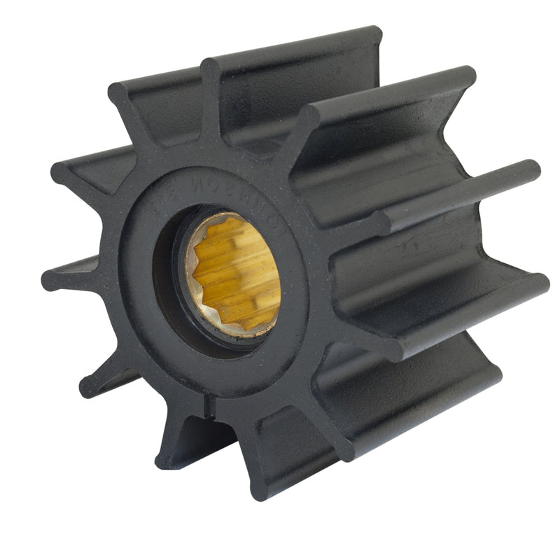 Jabsco Impeller Kit - 12 Blade - Neoprene - 3-" Diameter - Brass Insert - Spline Drive [17935-0001-P]-Angler's World