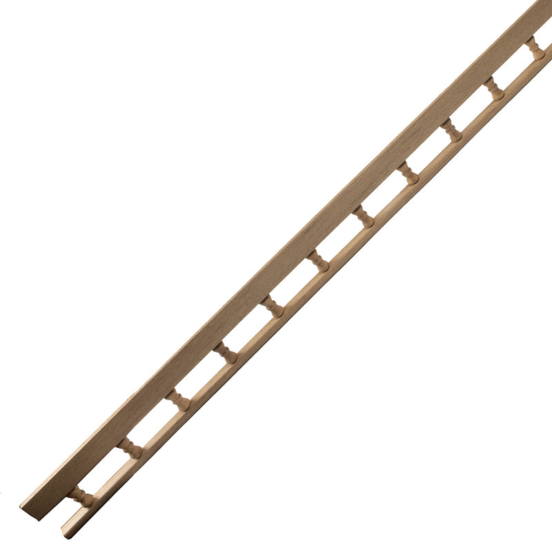 Whitecap Teak L-Type Pin Rail - 5' [60703]-Angler's World