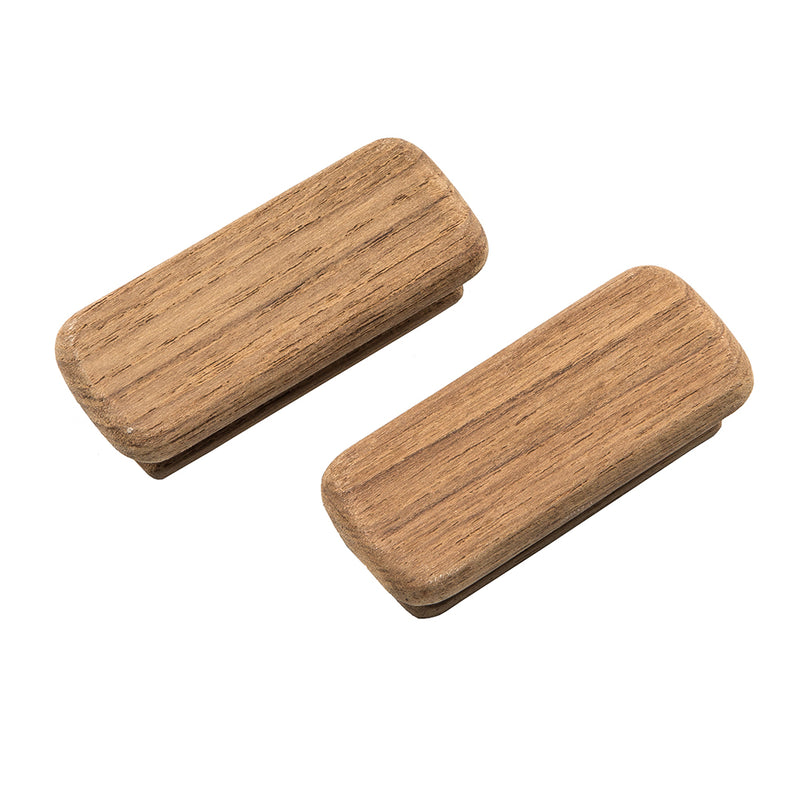 Whitecap Teak Rectangular Drawer Knob - 2-3/4"L - 2 Pack [60131-A]-Angler's World