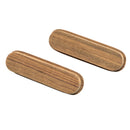 Whitecap Teak Oblong Drawer Pull - 4-1/16"L - 2 Pack [60124-A]-Angler's World