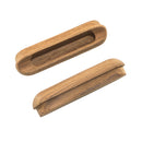 Whitecap Teak Oblong Drawer Pull - 4-1/16"L - 2 Pack [60124-A]-Angler's World