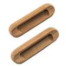 Whitecap Teak Oblong Drawer Pull - 4-1/16"L - 2 Pack [60124-A]-Angler's World