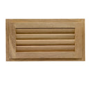Whitecap Teak Louvered Insert - 6-3/8" x 11-3/16" x 3/4" [60714]-Angler's World
