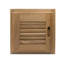 Whitecap Teak Louvered Door & Frame - Right Hand - 12" x 12" [60720]-Angler's World