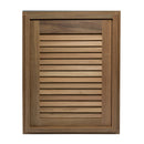 Whitecap Teak Louvered Door & Frame - Right Hand - 15" x 20" [60724]-Angler's World