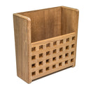 Whitecap Teak Grate Front Magazine Rack [62502]-Angler's World