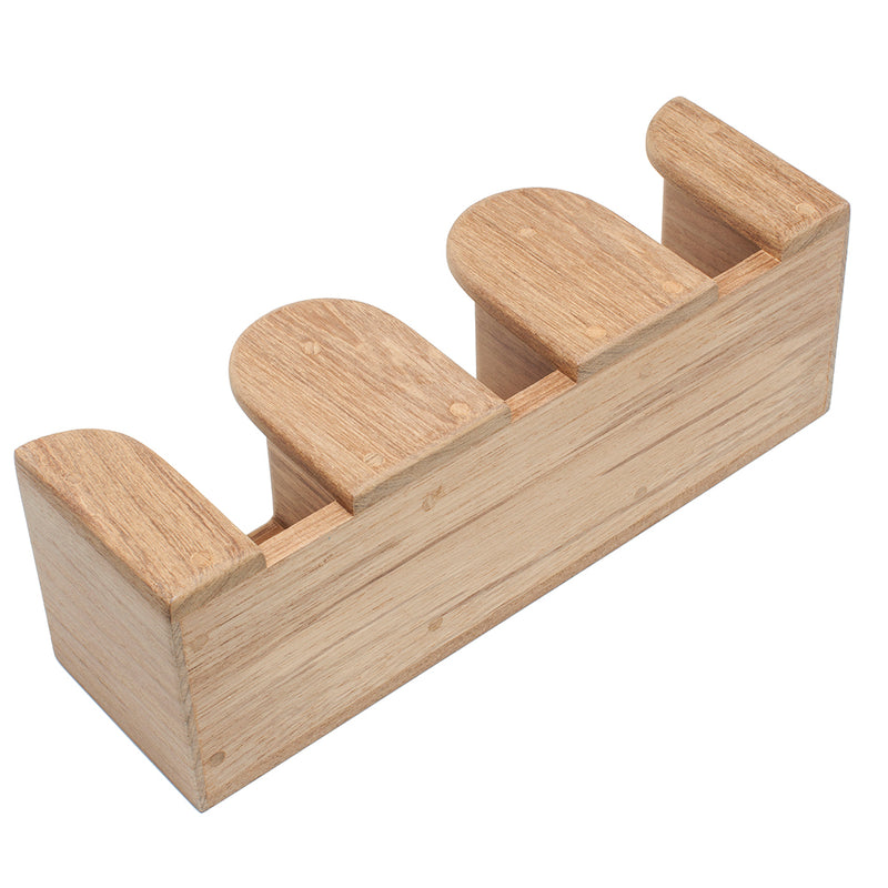 Whitecap Teak THree Mug Rack [62410]-Angler's World