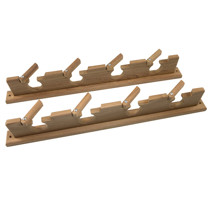 Whitecap Teak Lock-In Four-Rod Storage Rack [60620]-Angler's World