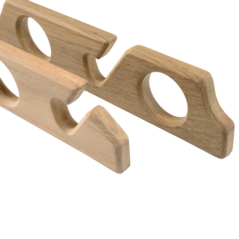 Whitecap Teak Six-Rod Storage Rack - Pair [60614]-Angler's World