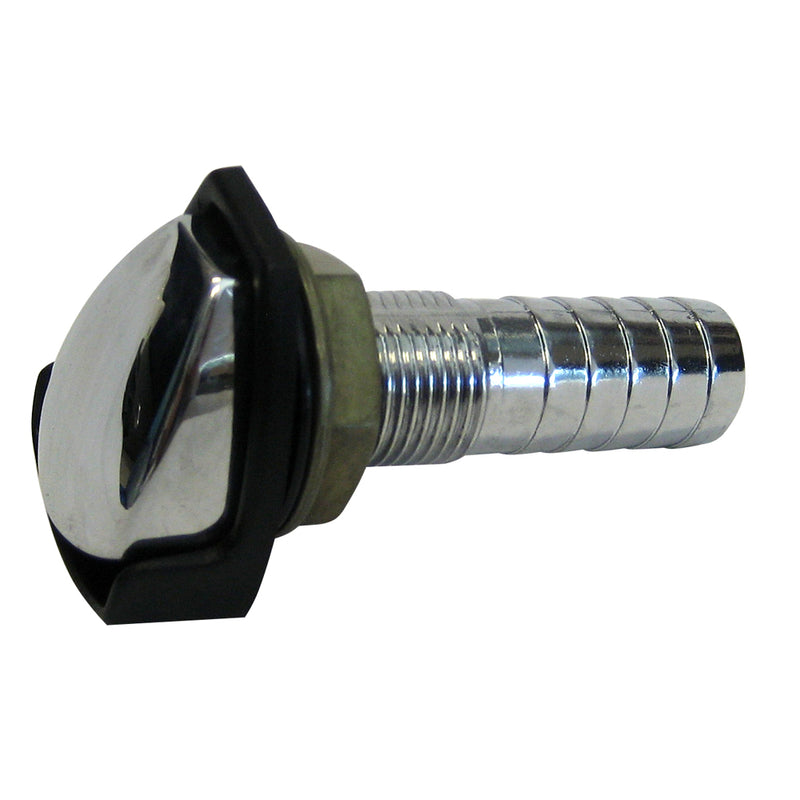 Perko Gas Tank Vent w/Splash Guard - Chrome Plated Zinc - " Hose [0506DP4CHR]-Angler's World