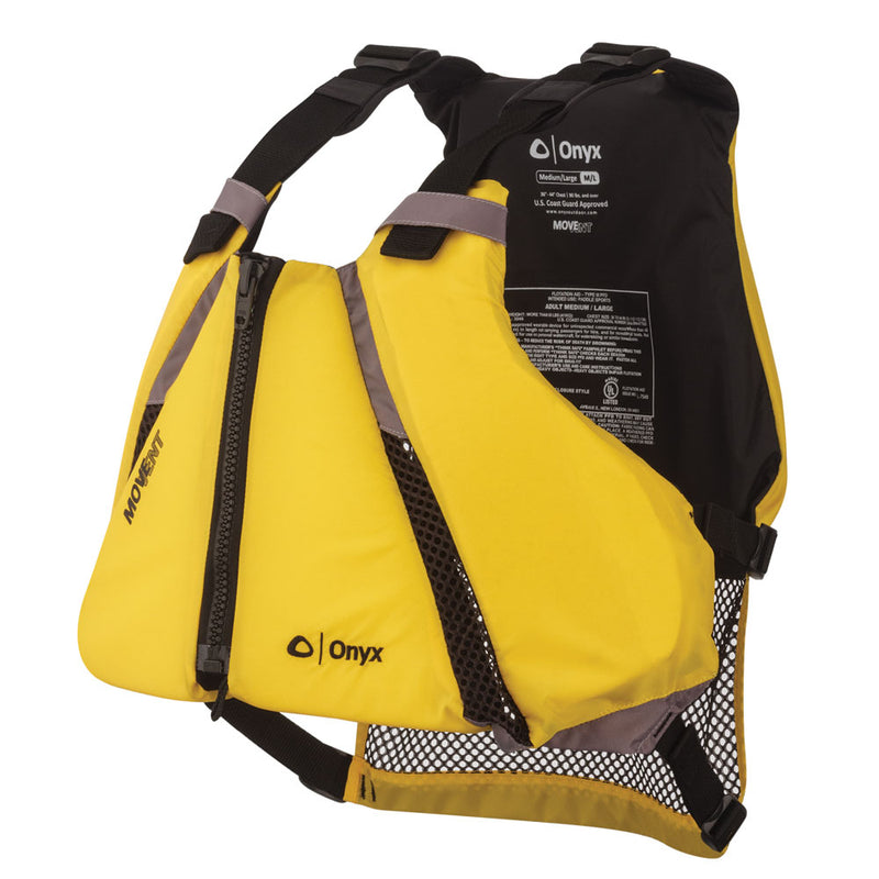 Onyx MoveVent Curve Paddle Sports Life Vest - XS/S [122000-300-020-14]-Angler's World