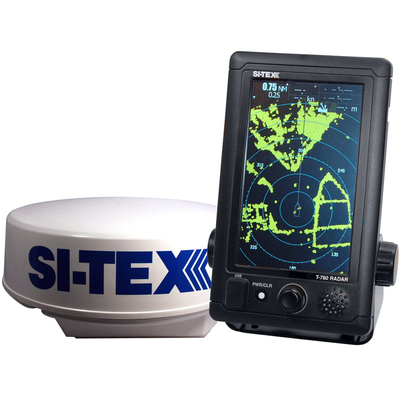 SI-TEX T-760 Compact Color Radar w/4kW 18" Dome - 7" Touchscreen [T-760]-Angler's World