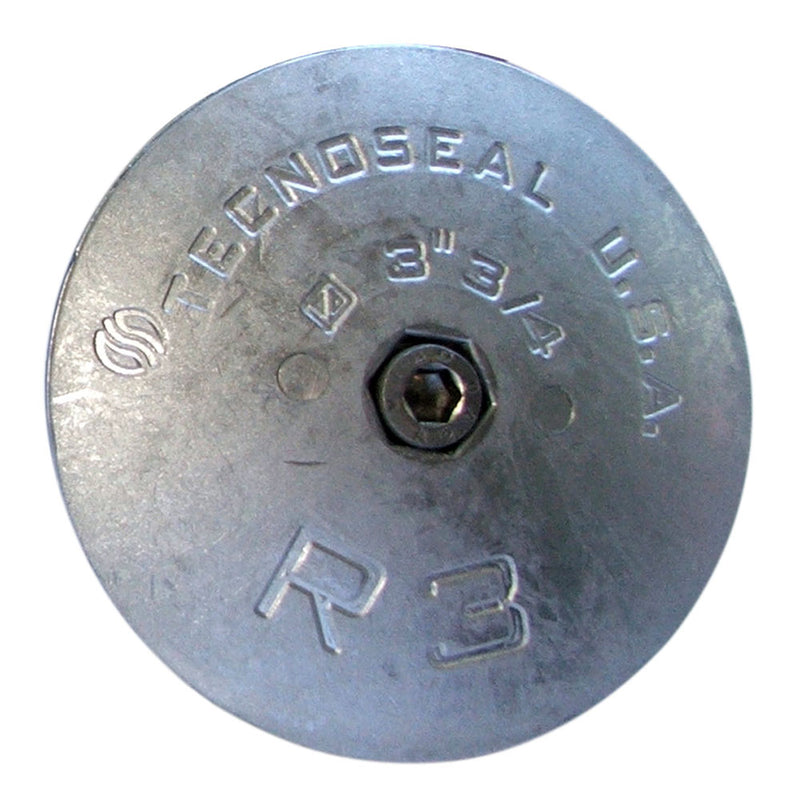 Tecnoseal R3 Rudder Anode - Zinc - 3-3/4" Diameter [R3]-Angler's World