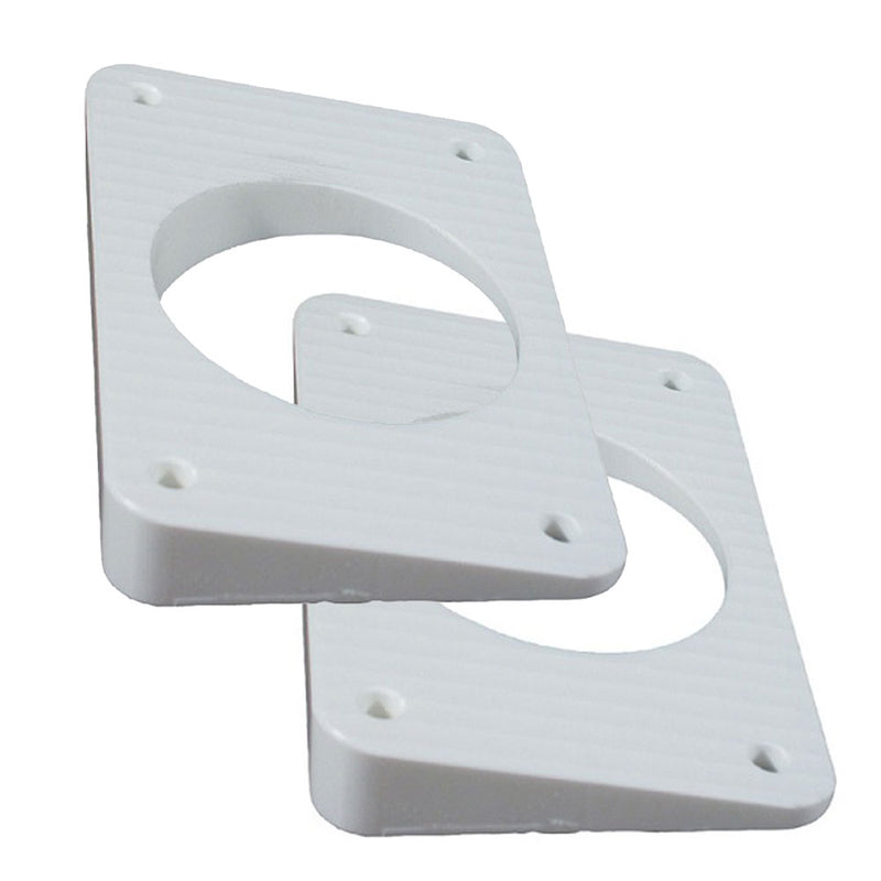 TACO Wedge Plates f/Grand Slam Outriggers - White [WP-150WHA-1]-Angler's World