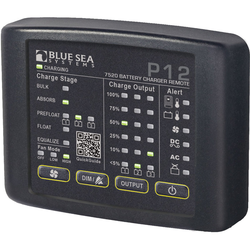 Blue Sea 7520 P12 LED Remote f/Battery Chargers [7520]-Angler's World