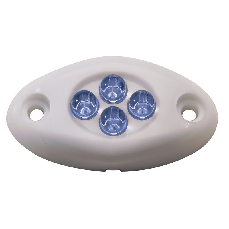 Innovative Lighting Courtesy Light - 4 LED Surface Mount - Blue LED/White Case [004-2100-7]-Angler's World