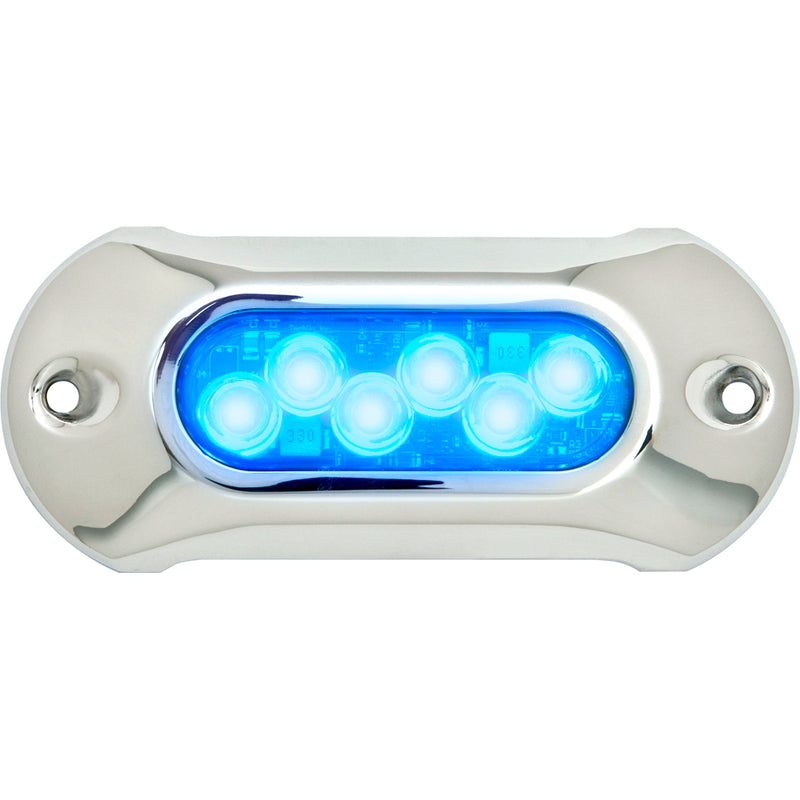 Attwood Light Armor Underwater LED Light - 6 LEDs - Blue [65UW06B-7]-Angler's World