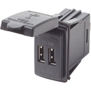 Blue Sea Dual USB Charger - 24V Contura Mount [1039]-Angler's World