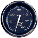 Faria Chesapeake Black 4" Tachometer - 6000 RPM (Gas) (Inboard I/O) [33710]-Angler's World