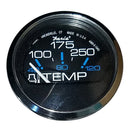 Faria Chesapeake Black 2" Water Temperature Gauge (100-250F) [13704]-Angler's World