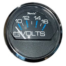 Faria Chesapeake Black 2" Voltmeter (10-16 VDC) [13705]-Angler's World