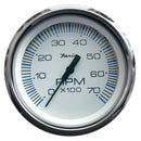 Faria Chesapeake White SS 4" Tachometer - 7000 RPM (Gas) (All Outboards) [33817]-Angler's World