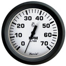 Faria Euro White 4" Tachometer 7000 RPM (Gas) (Outboards) [32905]-Angler's World